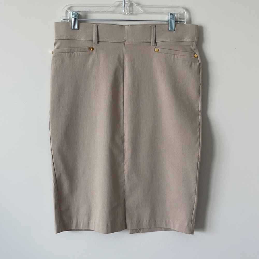 Khaki Pencil Skirt